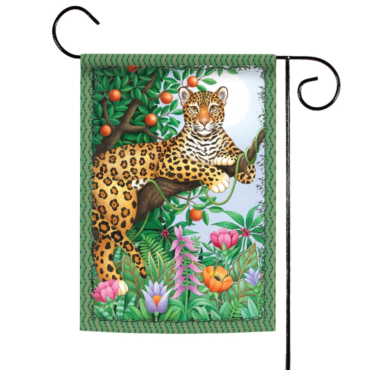 Toland Home Garden Lounging Leopard Outdoor Garden Flag 18" x 12.5"
